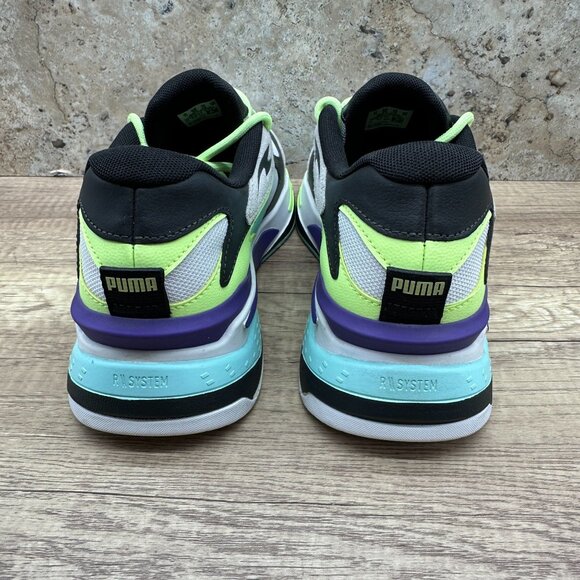 PUMA Sneakers Mens Size 12 White Multicolor RS-Fast Bulky Retro Mesh Leather Lac - Picture 4 of 8